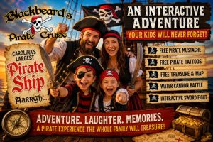 Myrtle Beach family activities - Blackbeard's Pirate Cruise Myrtle Beach family activities